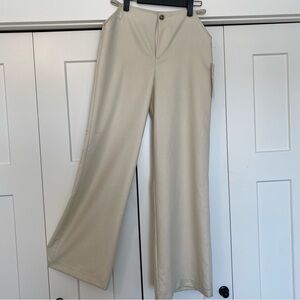 New with tags Sans Souci cream ivory trouser pants size small jewels